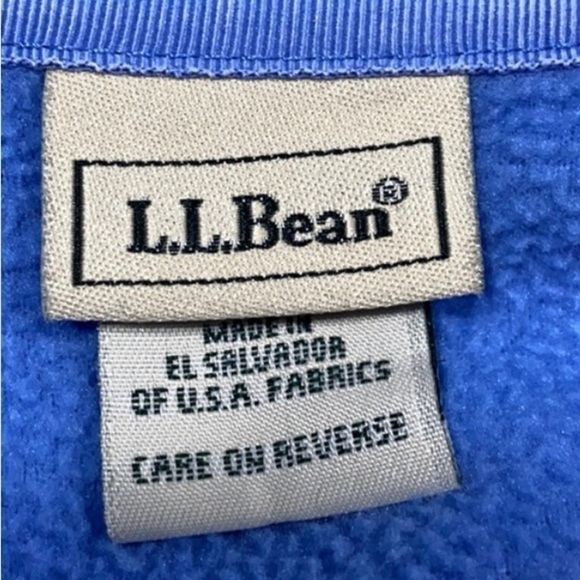 L. L. Bean 1/2 Zip Fleece Sweater Size 3X - Picture 4 of 5